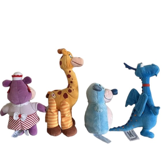 Disney Store Doc McStuffins Plush Set Hallie Stuffy Boppy Gabby Stuffed Animals - Picture 2 of 12